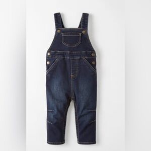 Hanna Andersson Infant Denim Overalls 3-6M‎